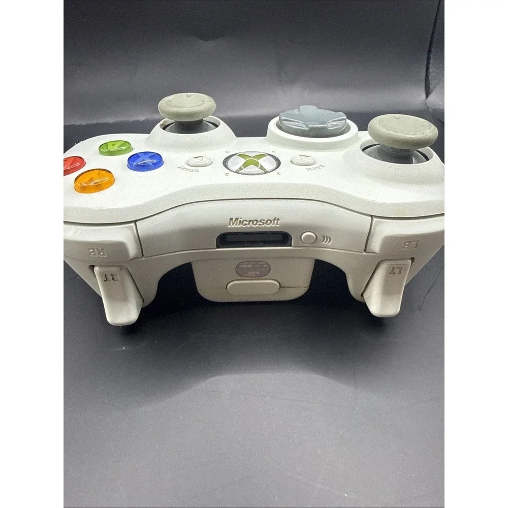 Xbox 360 White Wireless Controller Microsoft Official Gamepad EUC